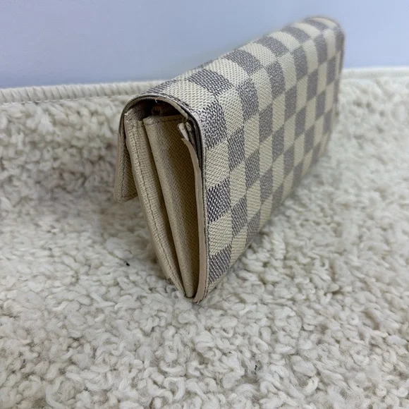Louis‎ Vuitton Damier Azur SarahWallet White women’s - Picture 4 of 15